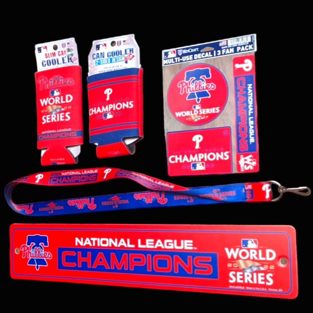 Philadelphia Phillies 2022 National League Champions World Series Bundle Set